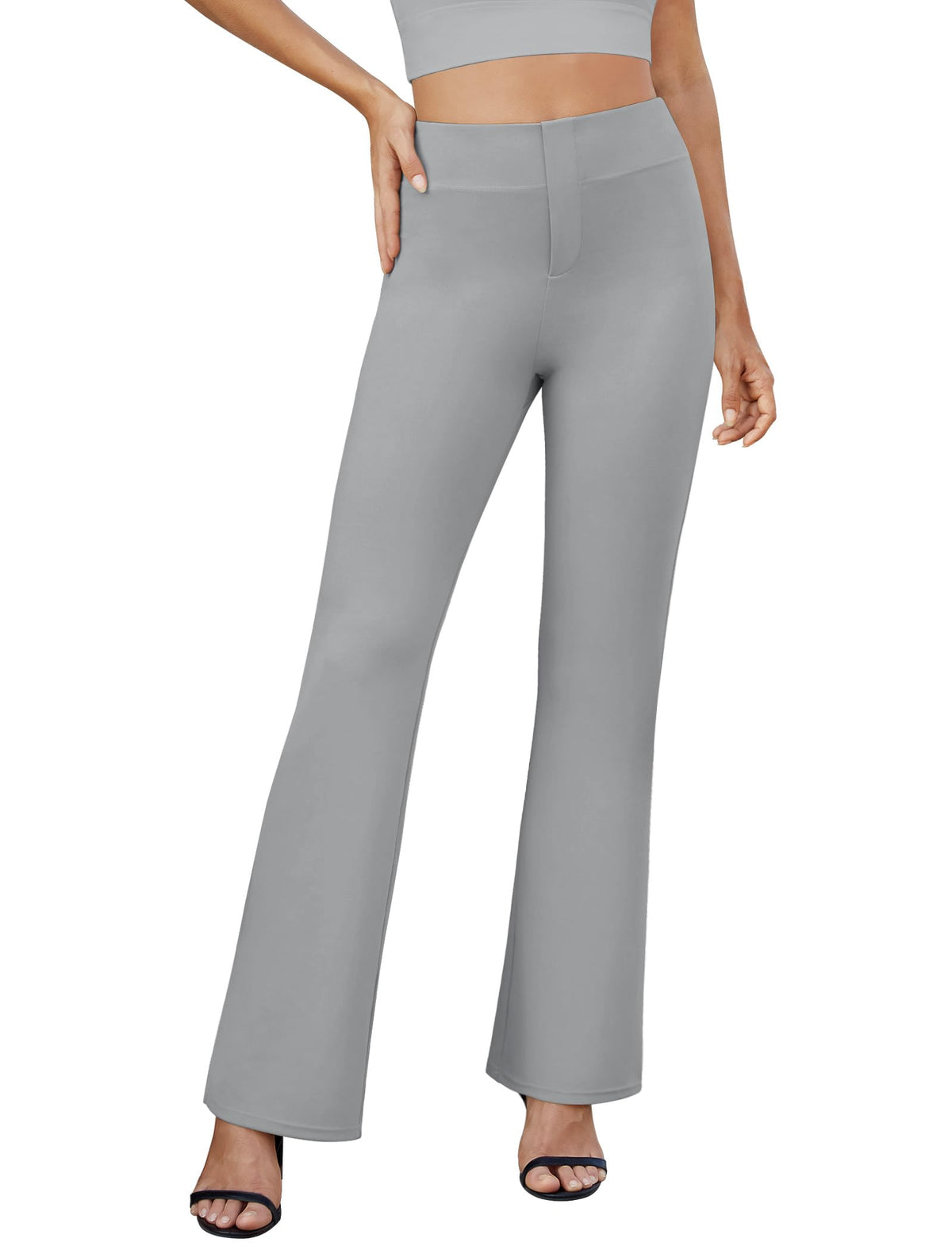 DLOODA Womens Bootcut Dress Pants Business Casual Work Pants with Pockets