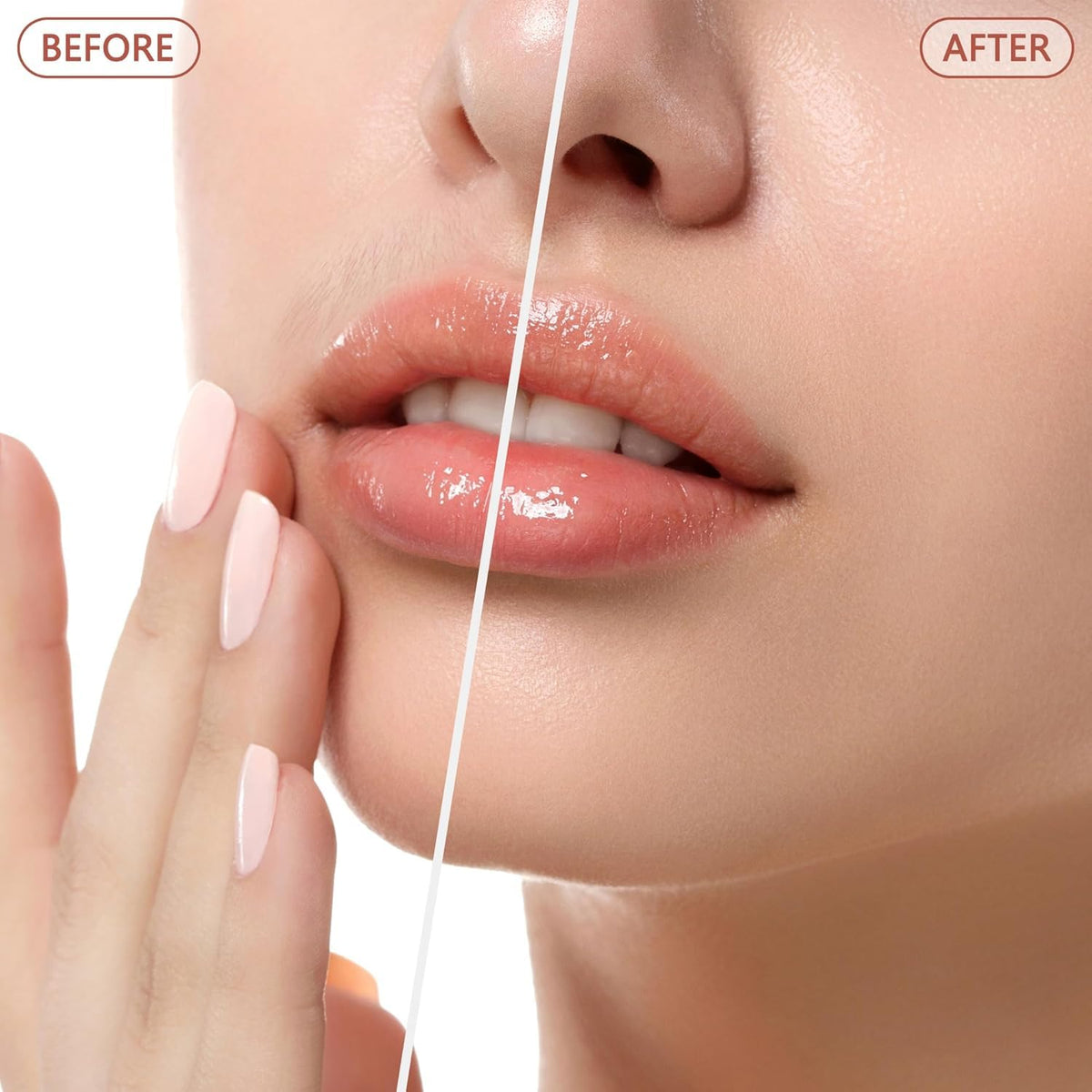 Facial Hair Remover for Women - as Seen on TV Painless Face Shaver - Electric Hair Removal Device for Face Lips Peach Fuzz with Light (Rose Gold)