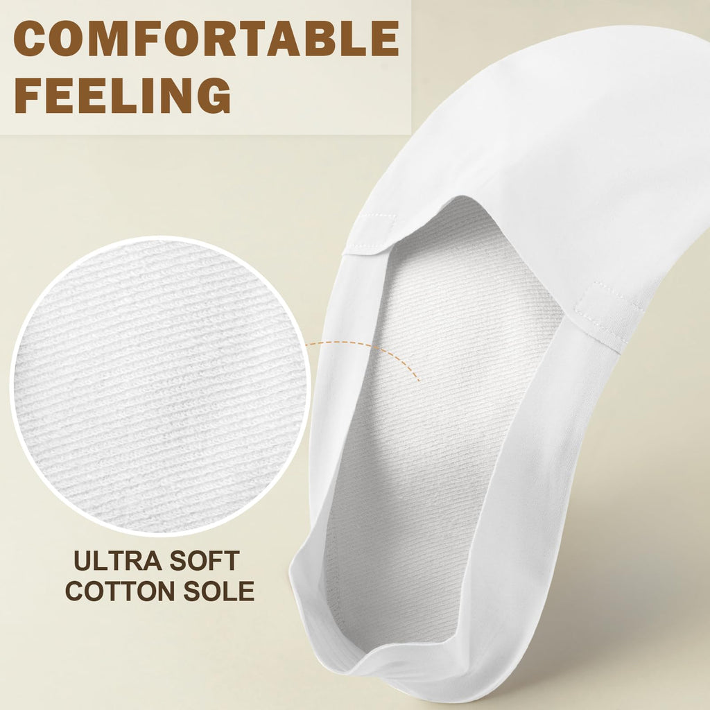 Sofier No Show Socks Womens,6 Pairs Non Slip Low Cut Invisible Liner