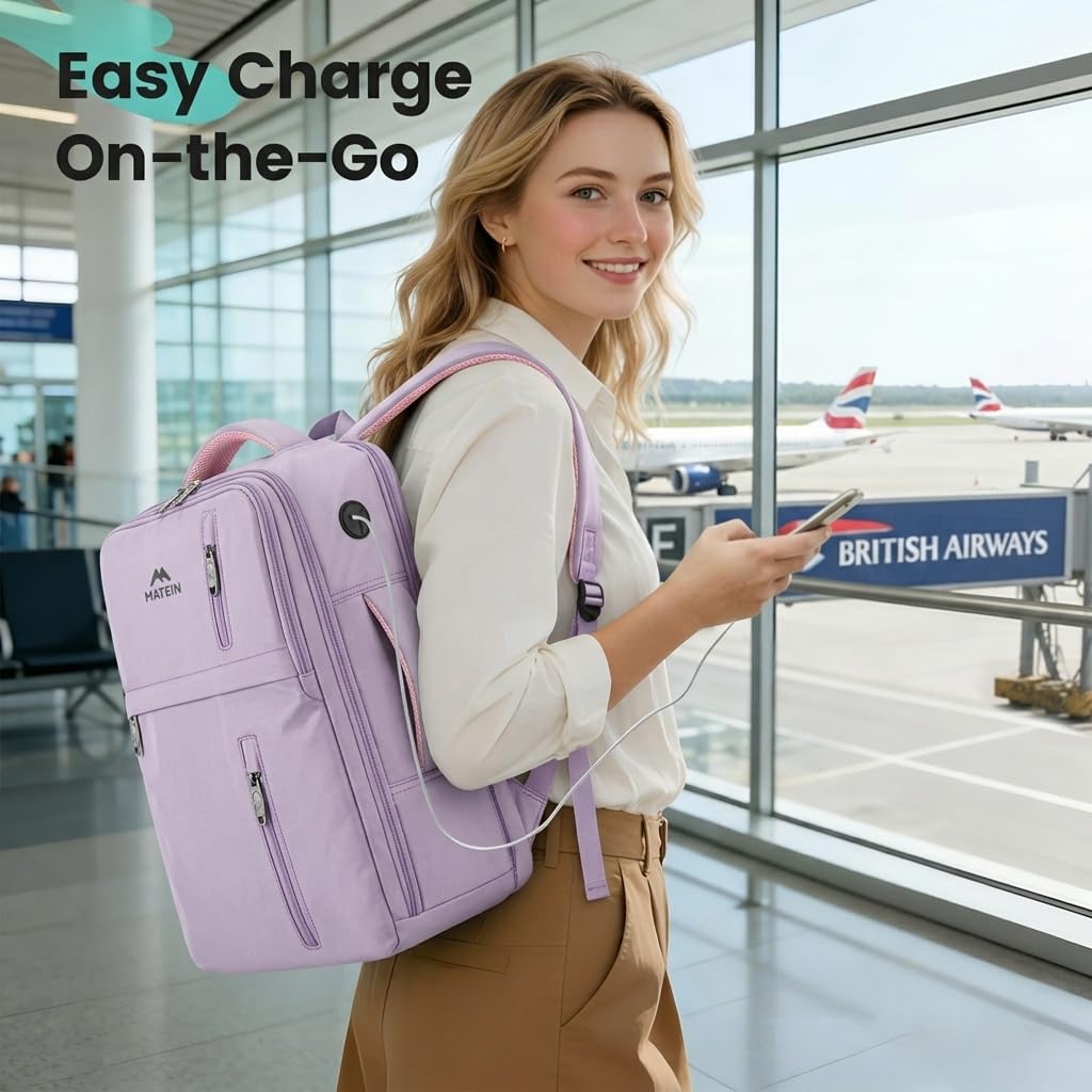 MATEIN for New Ryanair Cabin Bags 40x30x20, Travel Backpack Cabin Size