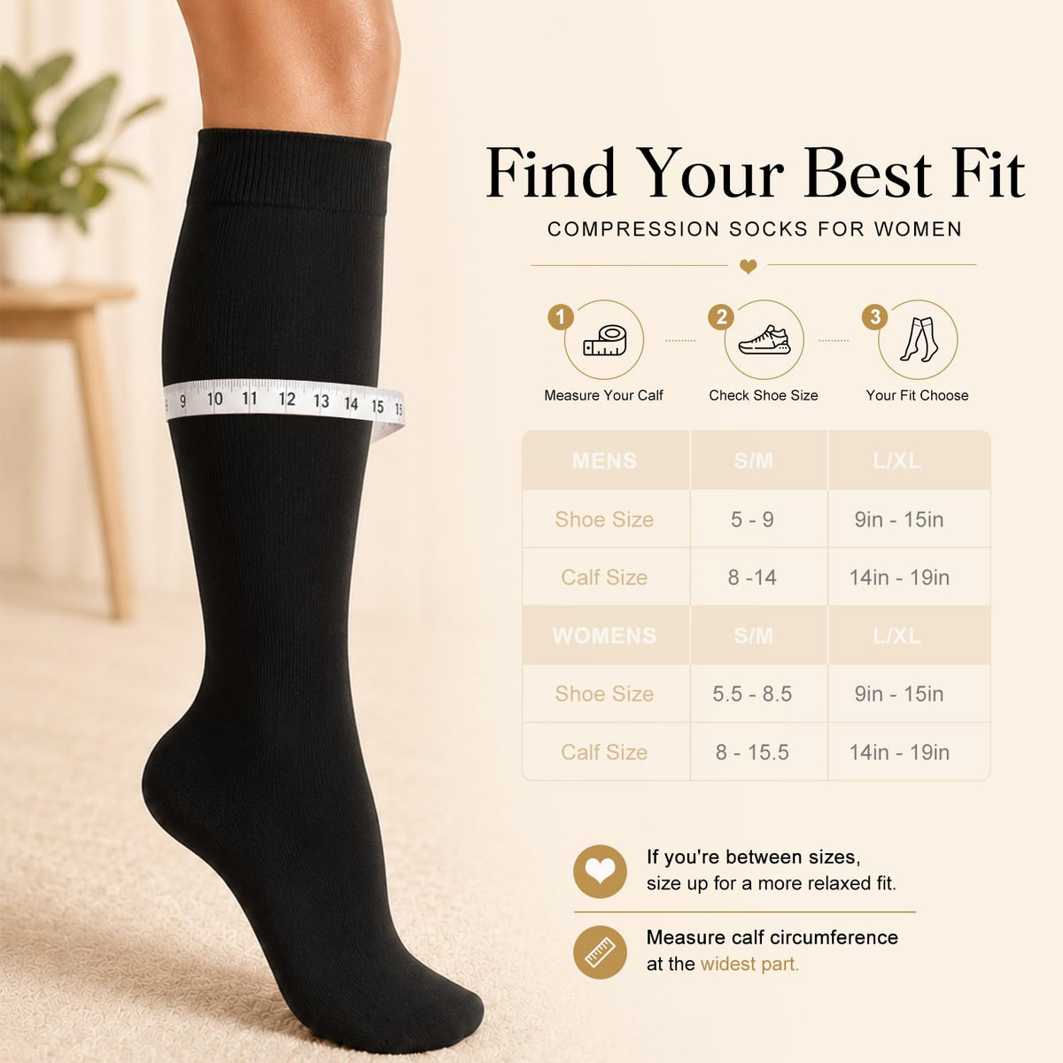 Laite Hebe 4 Pairs-Compression Socks for Women&Men Circulation-Best Support for Nurses,Running,Athletic