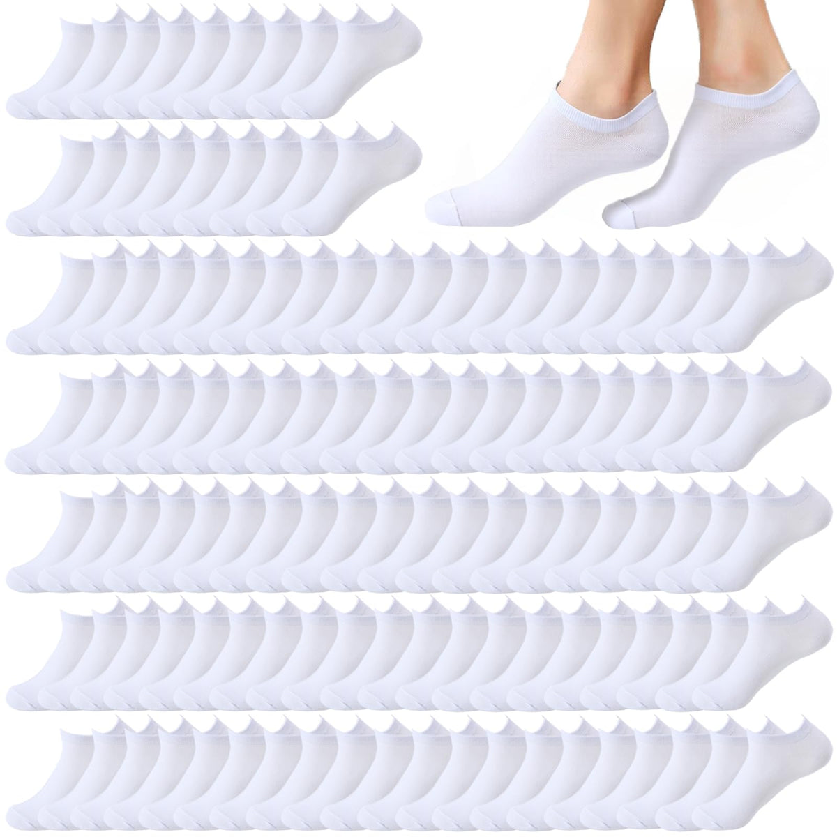 12-30 Pairs Low Cut Ankle Socks for Women No Show Casual Breathable Athletic Socks Bulk for Sport