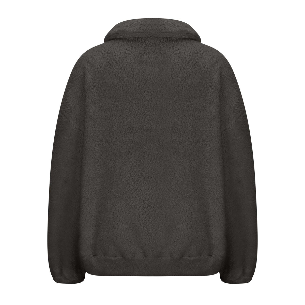 Teddy Fleece Jacket Women 2026 Fashion Half Zip Crop Long Sleeve Stand Collar Fleece Tunic Tops Blouse Zip Up Double Jumpers Loose Fit Casual Fluffy Pullover Tops Sweatshirts Fall Winter Warm Coats