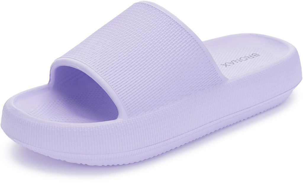 BRONAX Cushioned Thick Sole Pillow Slippers for Women and Men Y10