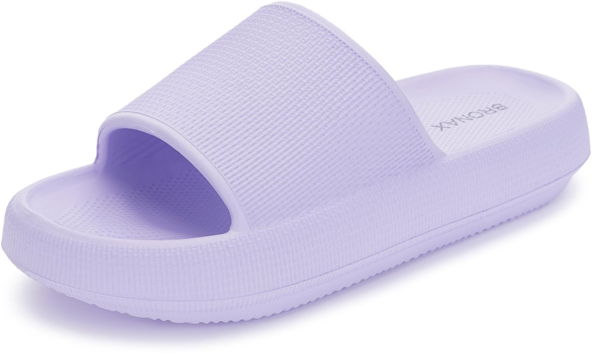 BRONAX Cushioned Thick Sole Pillow Slippers for Women and Men Y10