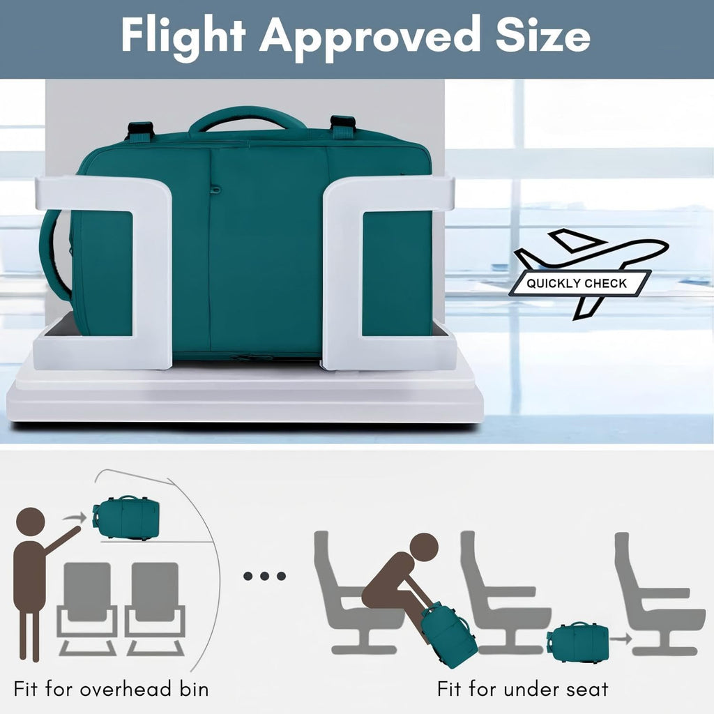 Taygeer Ryanair Cabin Bags 40x30x20 Underseat, Travel Backpack Cabin Size