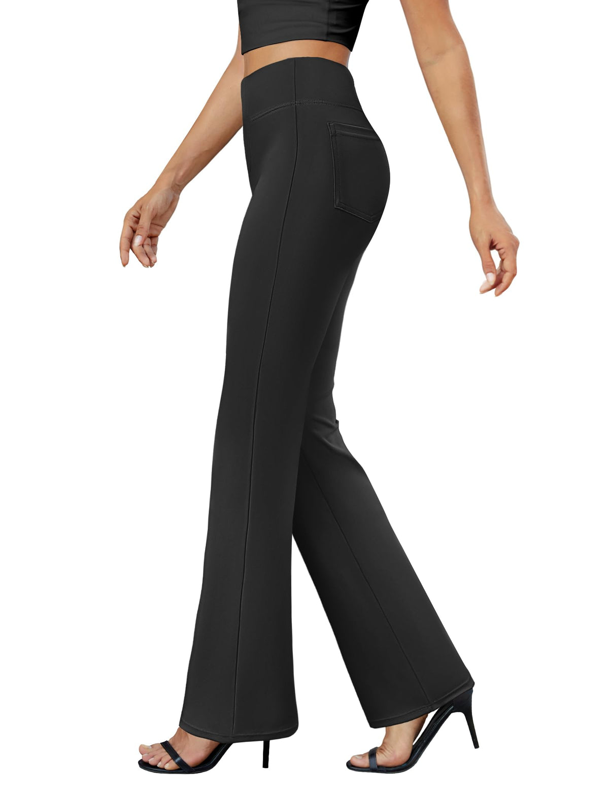 DLOODA Womens Bootcut Dress Pants Business Casual Work Pants with Pockets