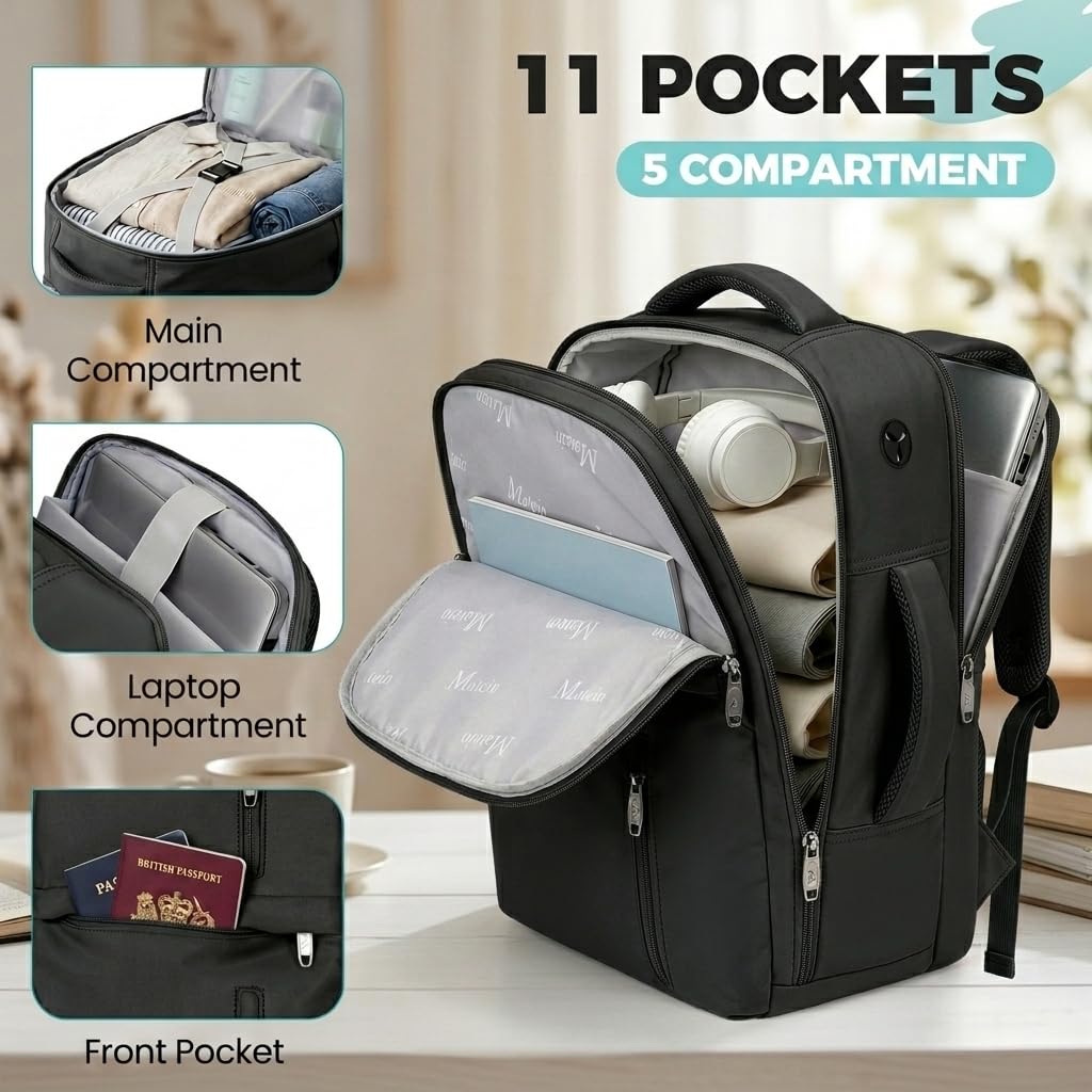 MATEIN for New Ryanair Cabin Bags 40x30x20, Travel Backpack Cabin Size