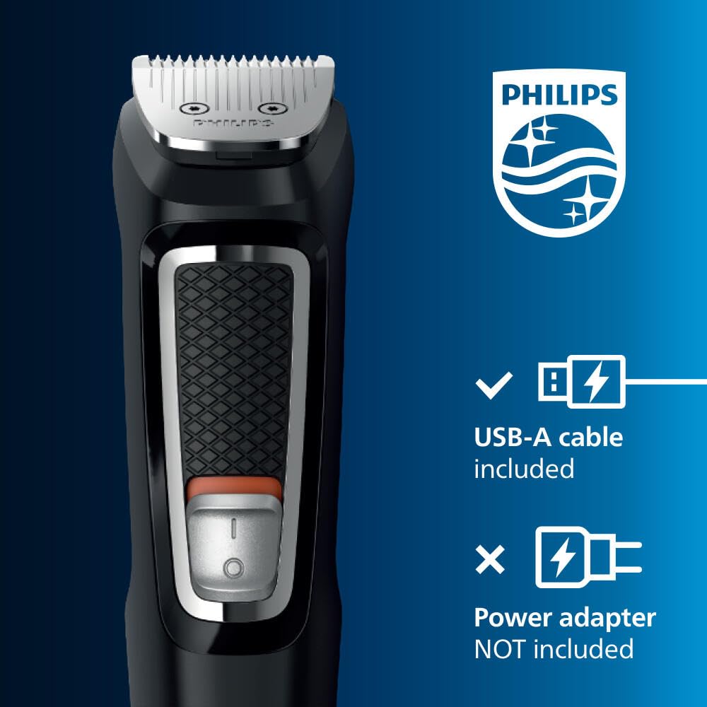 Philips Norelco All-in-One 3000 13-in-1 Trimmer, Face & Hair, Comfort Tips
