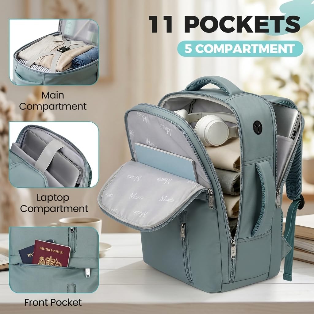 MATEIN for New Ryanair Cabin Bags 40x30x20, Travel Backpack Cabin Size