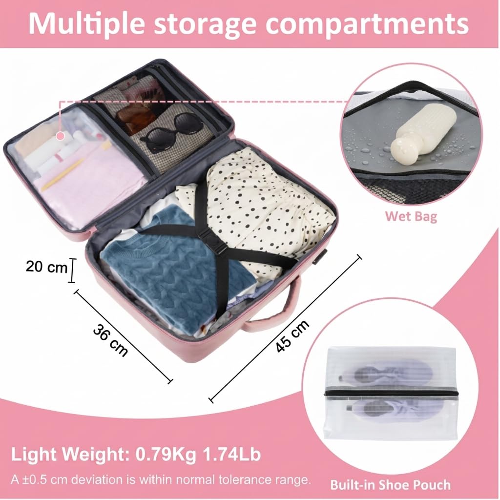 Taygeer Ryanair Cabin Bags 40x30x20 Underseat, Travel Backpack Cabin Size