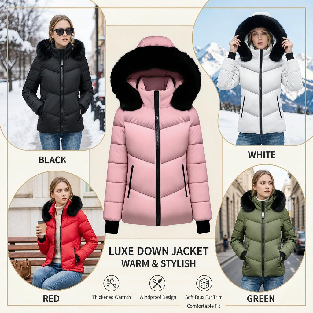 Winter Jackets For Women Uk Womens Zip Up Coats Plus Size Puffer Coat Ladies Heated Fleece Jacket With Hood Lightweight Quilted Down Cozy Cardigans Body Warmers Trench Coats Outdoor Fashion Clothes