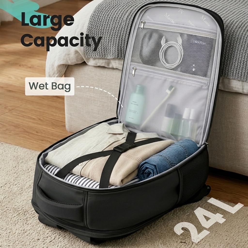 MATEIN for New Ryanair Cabin Bags 40x30x20, Travel Backpack Cabin Size