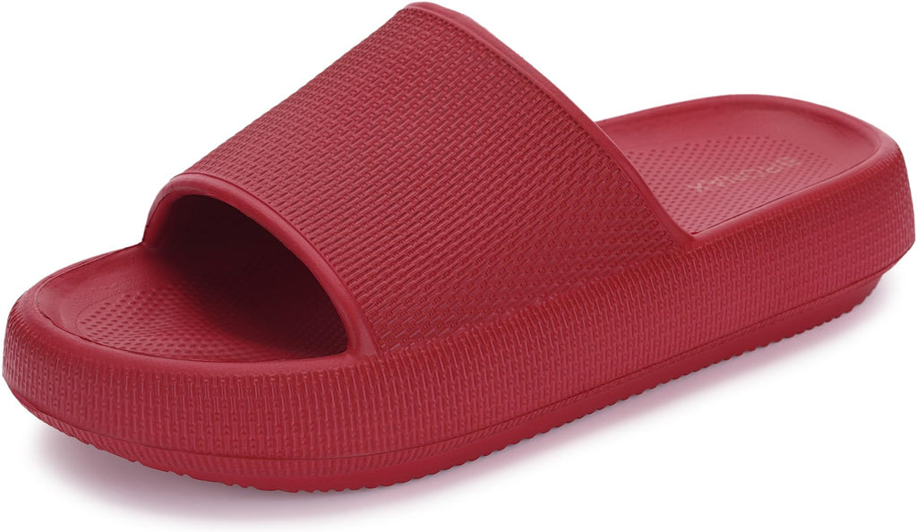 BRONAX Cushioned Thick Sole Pillow Slippers for Women and Men Y10