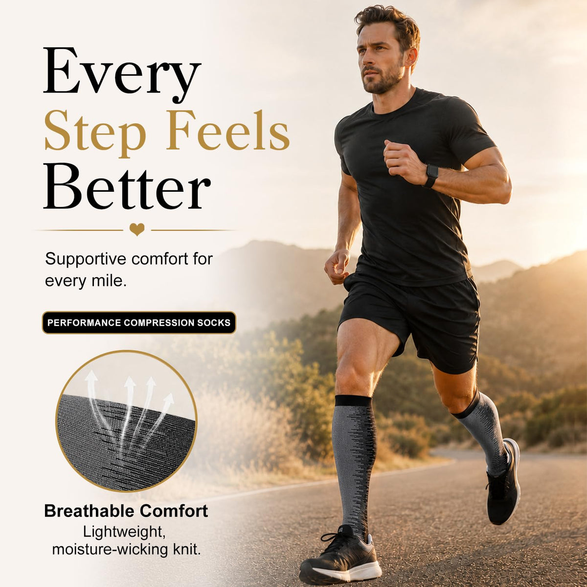 Laite Hebe 4 Pairs-Compression Socks for Women&Men Circulation-Best Support for Nurses,Running,Athletic
