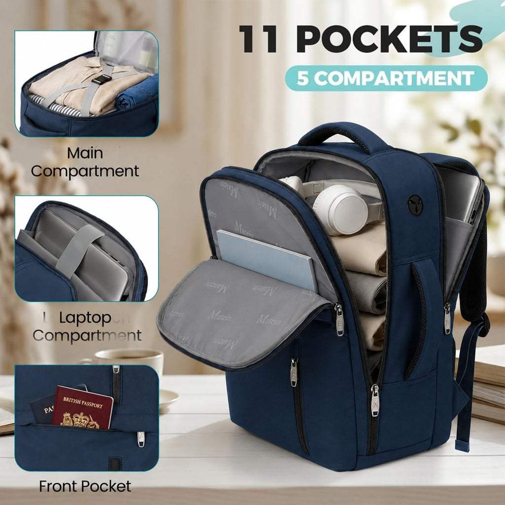MATEIN for New Ryanair Cabin Bags 40x30x20, Travel Backpack Cabin Size