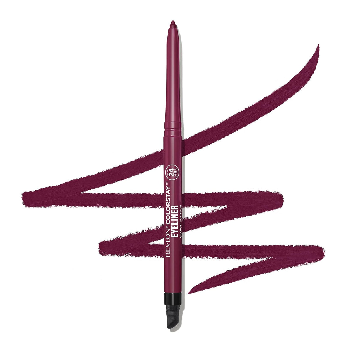 Revlon ColorStay Pencil Waterproof Eyeliner, 202 Black Brown, 0.01 oz