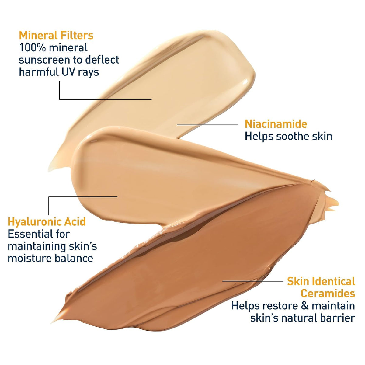 CeraVe Tinted Sunscreen for Face, Mineral SPF 30 Moisturizer, Medium, 1.7oz