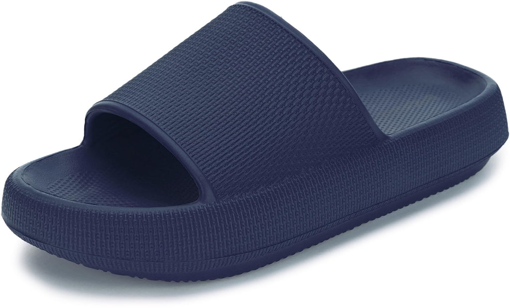 BRONAX Cushioned Thick Sole Pillow Slippers for Women and Men Y10