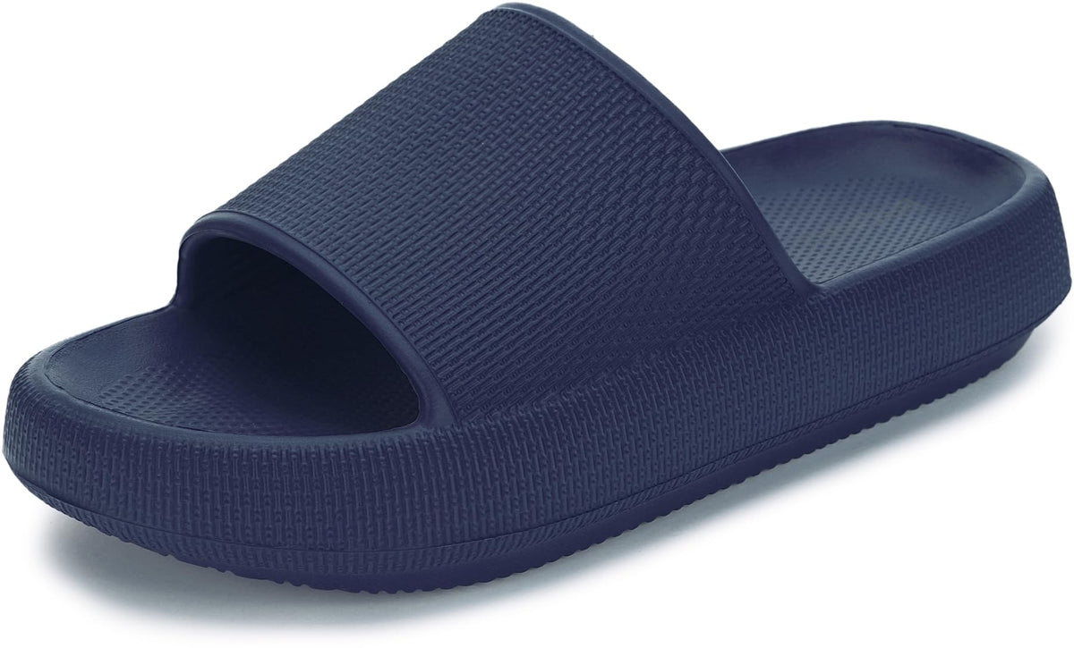 BRONAX Cushioned Thick Sole Pillow Slippers for Women and Men Y10
