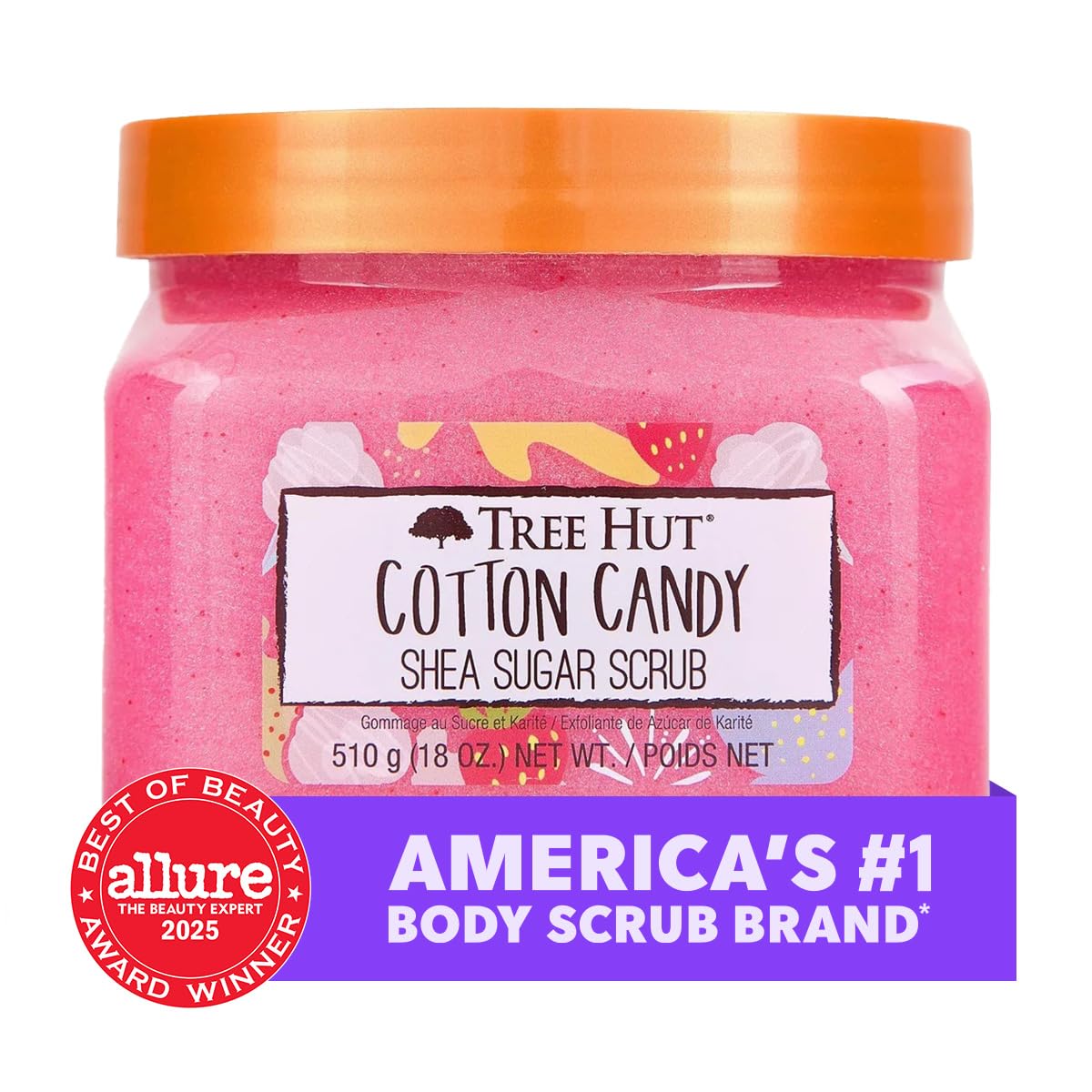 Tree Hut Body Scrub, Vitamin C, 18 Oz