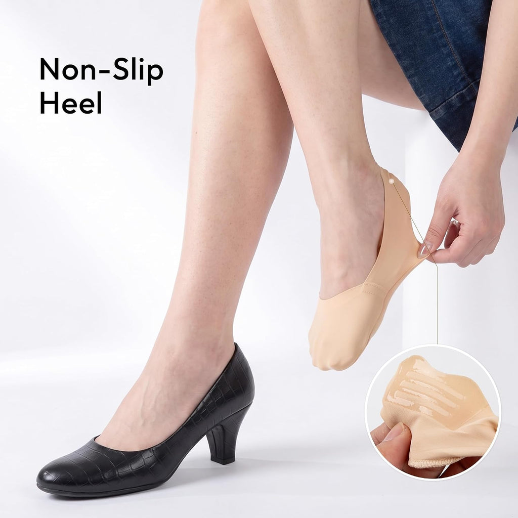 Sofier No Show Socks Womens,6 Pairs Non Slip Low Cut Invisible Liner