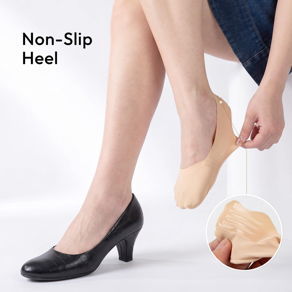 Sofier No Show Socks Womens,6 Pairs Non Slip Low Cut Invisible Liner