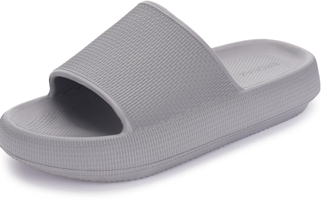 BRONAX Cushioned Thick Sole Pillow Slippers for Women and Men Y10