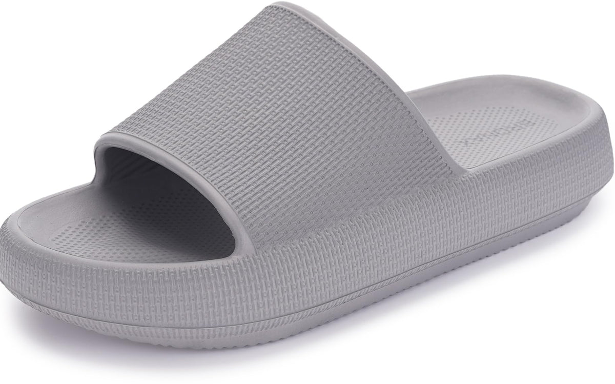 BRONAX Cushioned Thick Sole Pillow Slippers for Women and Men Y10