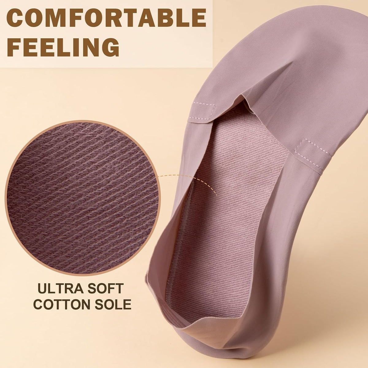 Sofier No Show Socks Womens,6 Pairs Non Slip Low Cut Invisible Liner