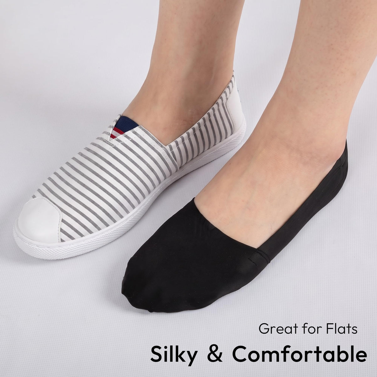 Sofier No Show Socks Womens,6 Pairs Non Slip Low Cut Invisible Liner