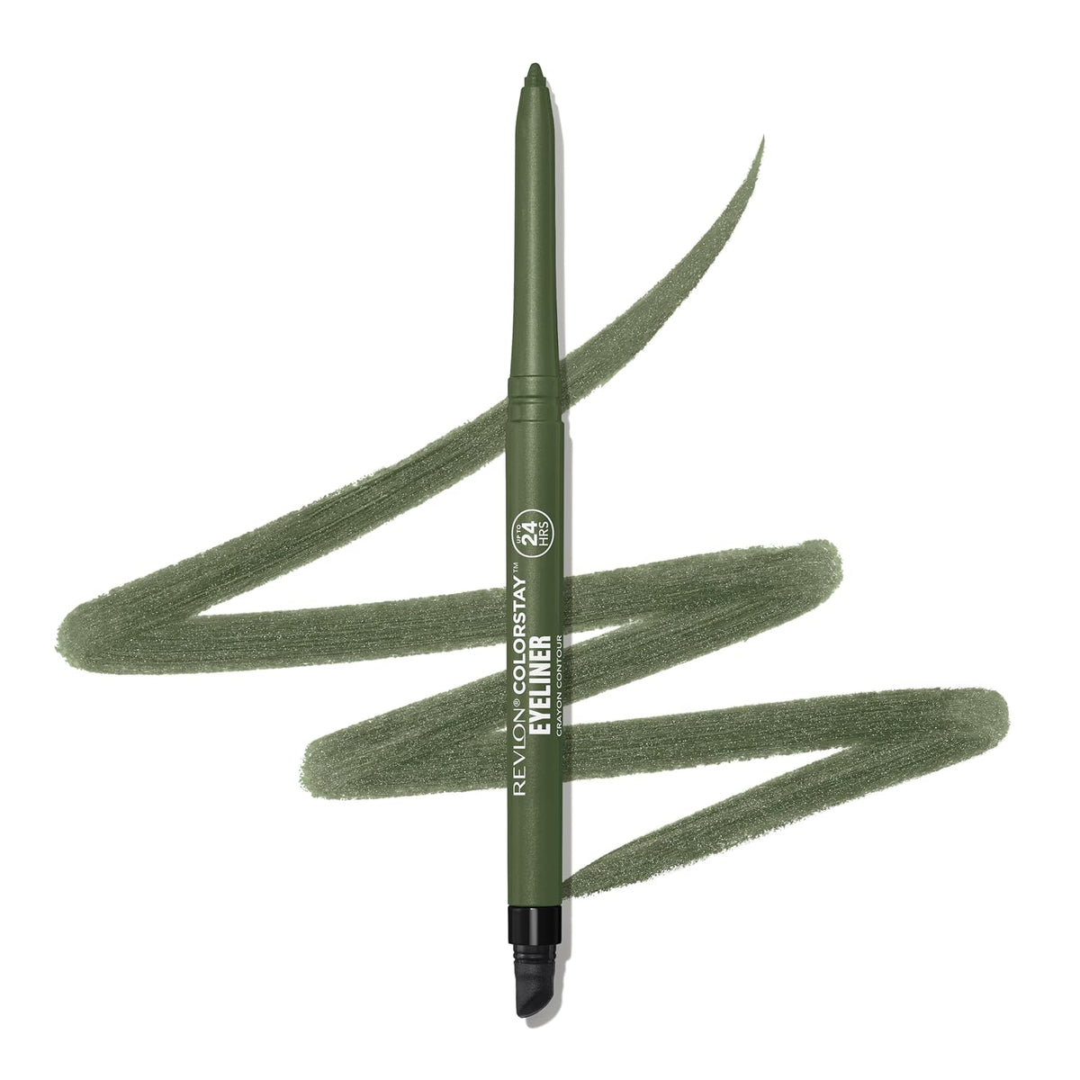 Revlon ColorStay Pencil Waterproof Eyeliner, 202 Black Brown, 0.01 oz