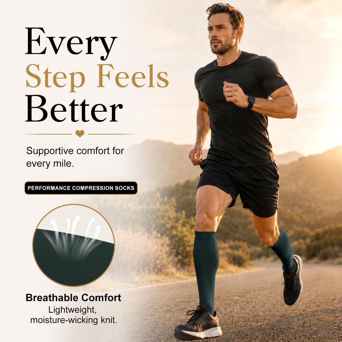 Laite Hebe 4 Pairs-Compression Socks for Women&Men Circulation-Best Support for Nurses,Running,Athletic