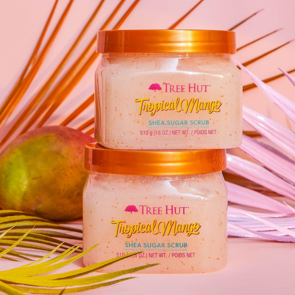 Tree Hut Body Scrub, Vitamin C, 18 Oz