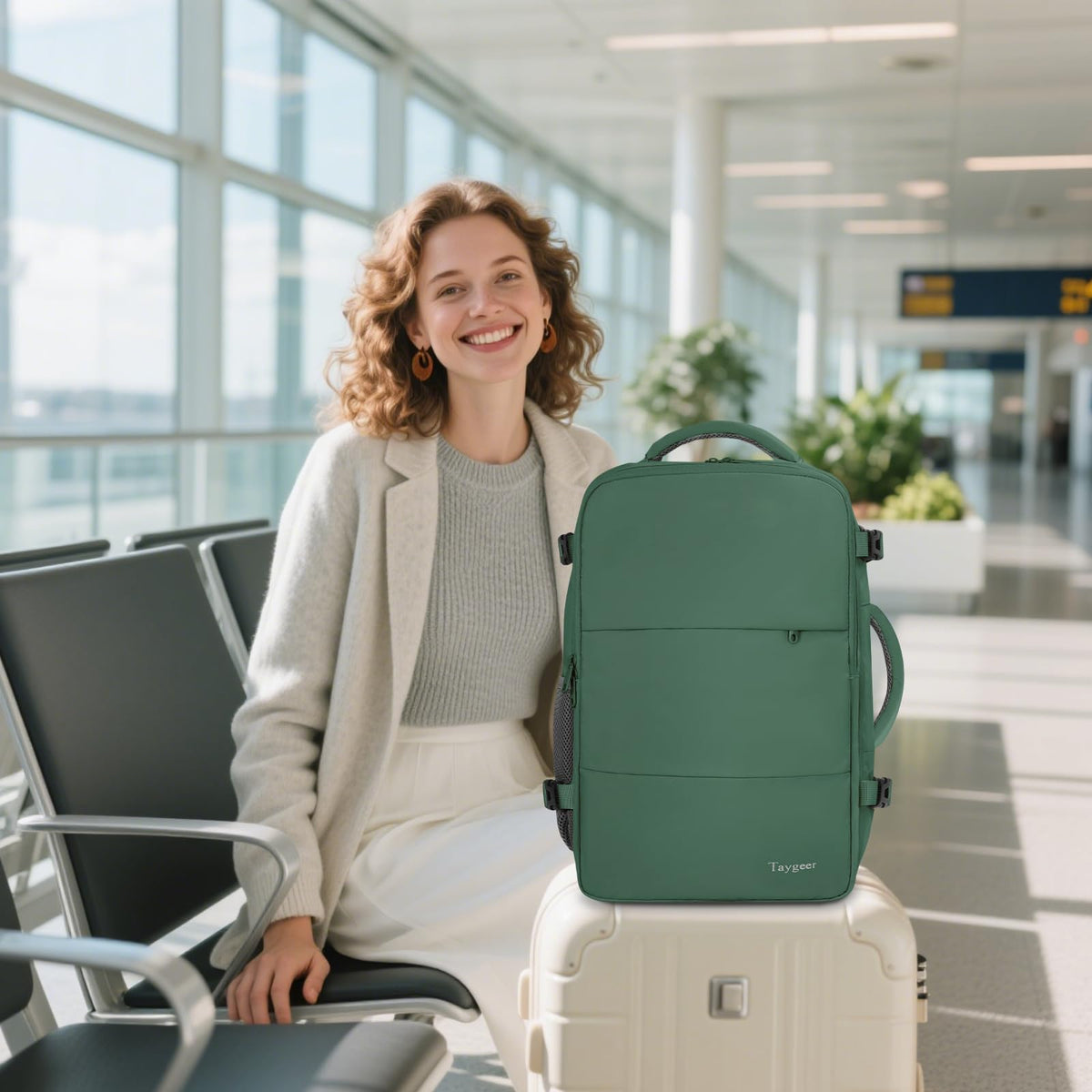 Taygeer Ryanair Cabin Bags 40x30x20 Underseat, Travel Backpack Cabin Size
