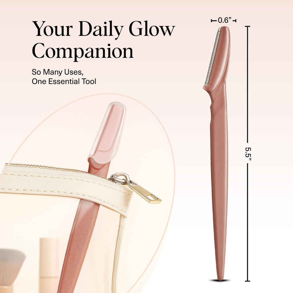 Kitsch Dermaplane Razor for Women Face – Terracotta, 12 pcs