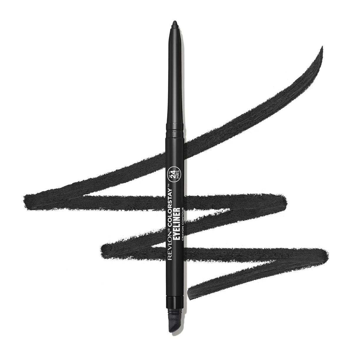 Revlon ColorStay Pencil Waterproof Eyeliner, 202 Black Brown, 0.01 oz