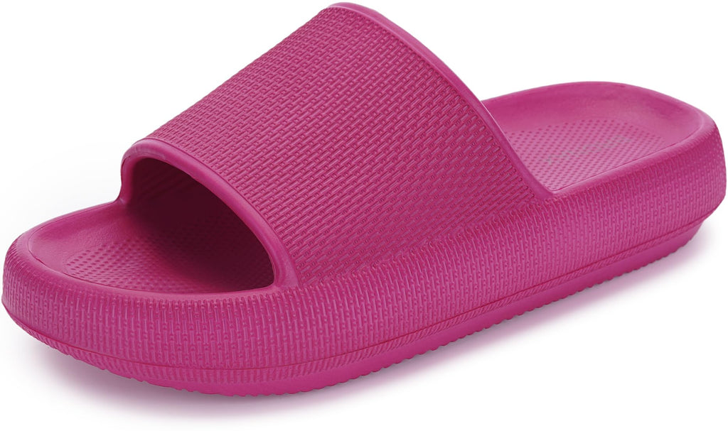 BRONAX Cushioned Thick Sole Pillow Slippers for Women and Men Y10