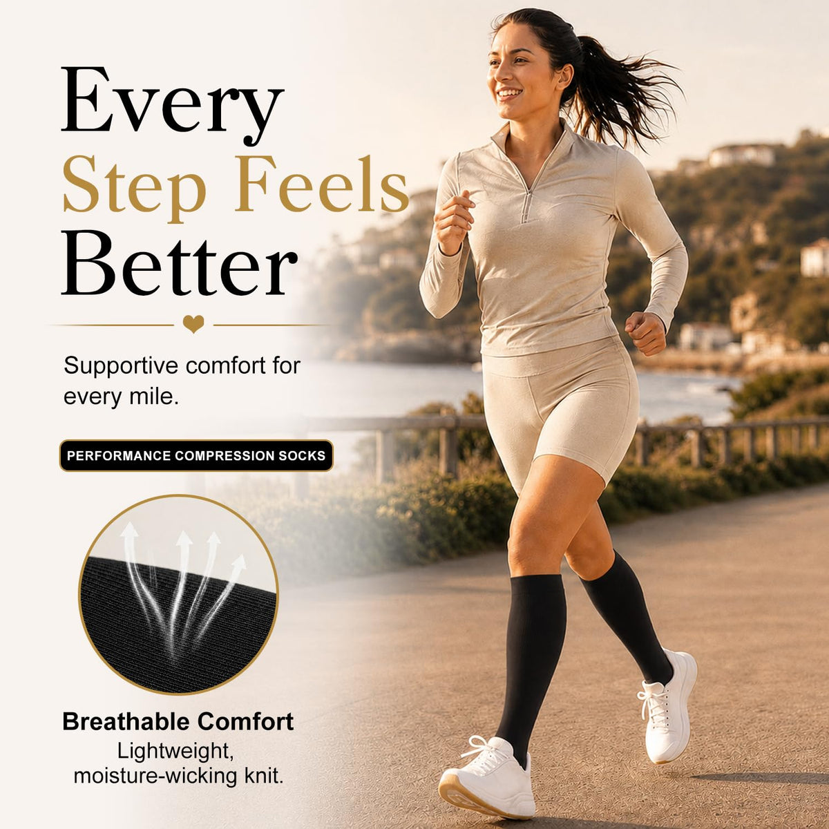 Laite Hebe 4 Pairs-Compression Socks for Women&Men Circulation-Best Support for Nurses,Running,Athletic