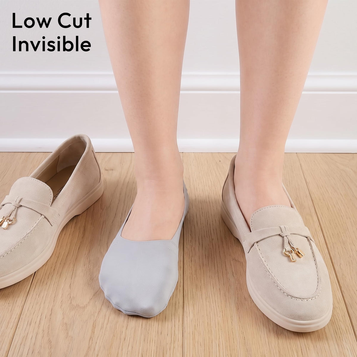 Sofier No Show Socks Womens,6 Pairs Non Slip Low Cut Invisible Liner