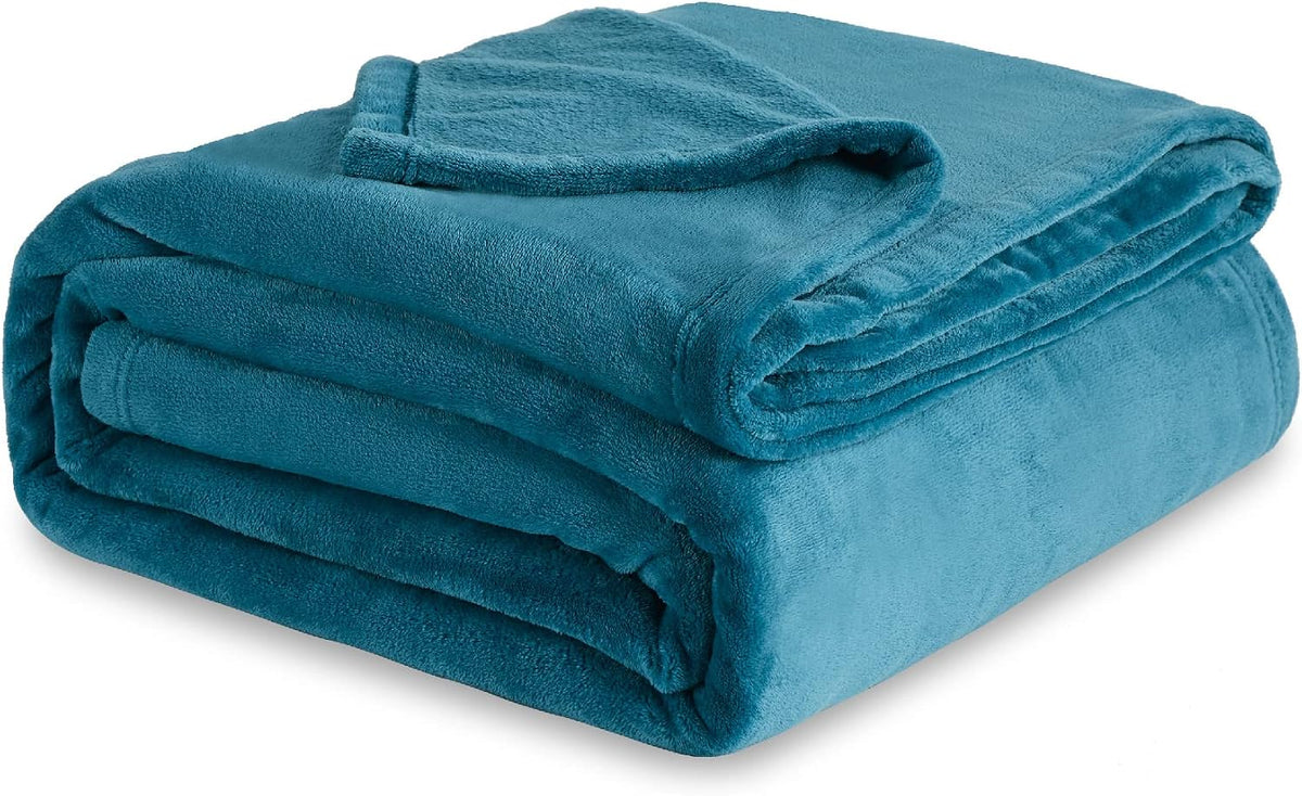 Bedsure GentleSoft Fleece King Size Blankets for Bed Grey - Soft Lightweight Plush Cozy Fuzzy Luxury Warm Spring Blanket Microfiber, Room Home Decor Gifts for Women and Men, 108x90 inches