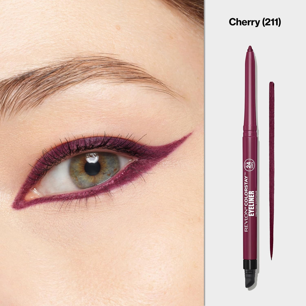 Revlon ColorStay Pencil Waterproof Eyeliner, 202 Black Brown, 0.01 oz