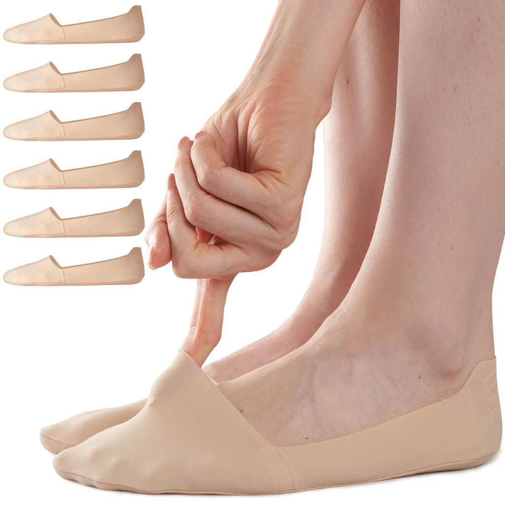 Sofier No Show Socks Womens,6 Pairs Non Slip Low Cut Invisible Liner