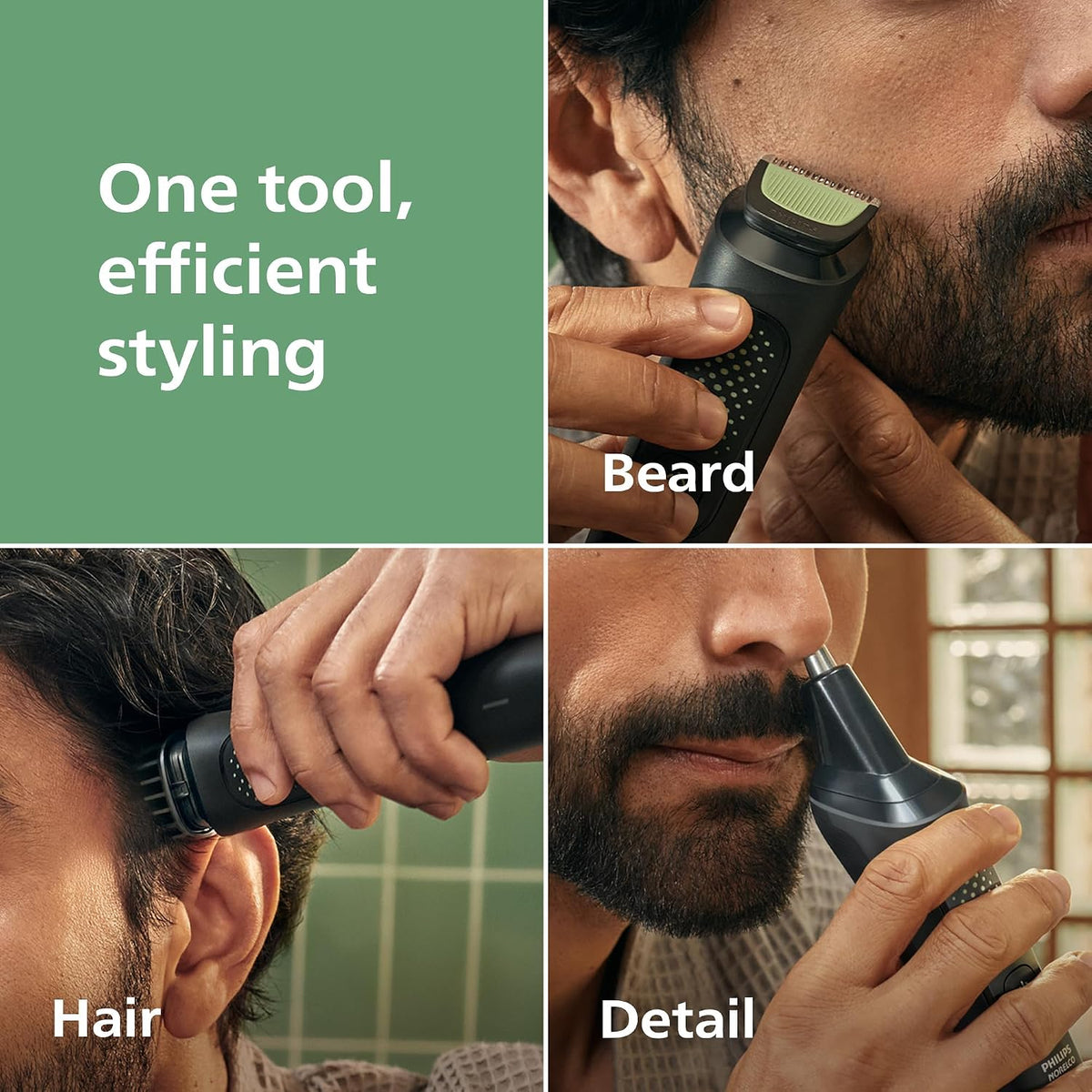 Philips Norelco All-in-One 3000 13-in-1 Trimmer, Face & Hair, Comfort Tips