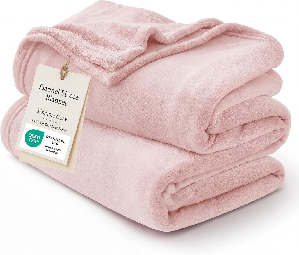 Bedsure GentleSoft Fleece King Size Blankets for Bed Grey - Soft Lightweight Plush Cozy Fuzzy Luxury Warm Spring Blanket Microfiber, Room Home Decor Gifts for Women and Men, 108x90 inches