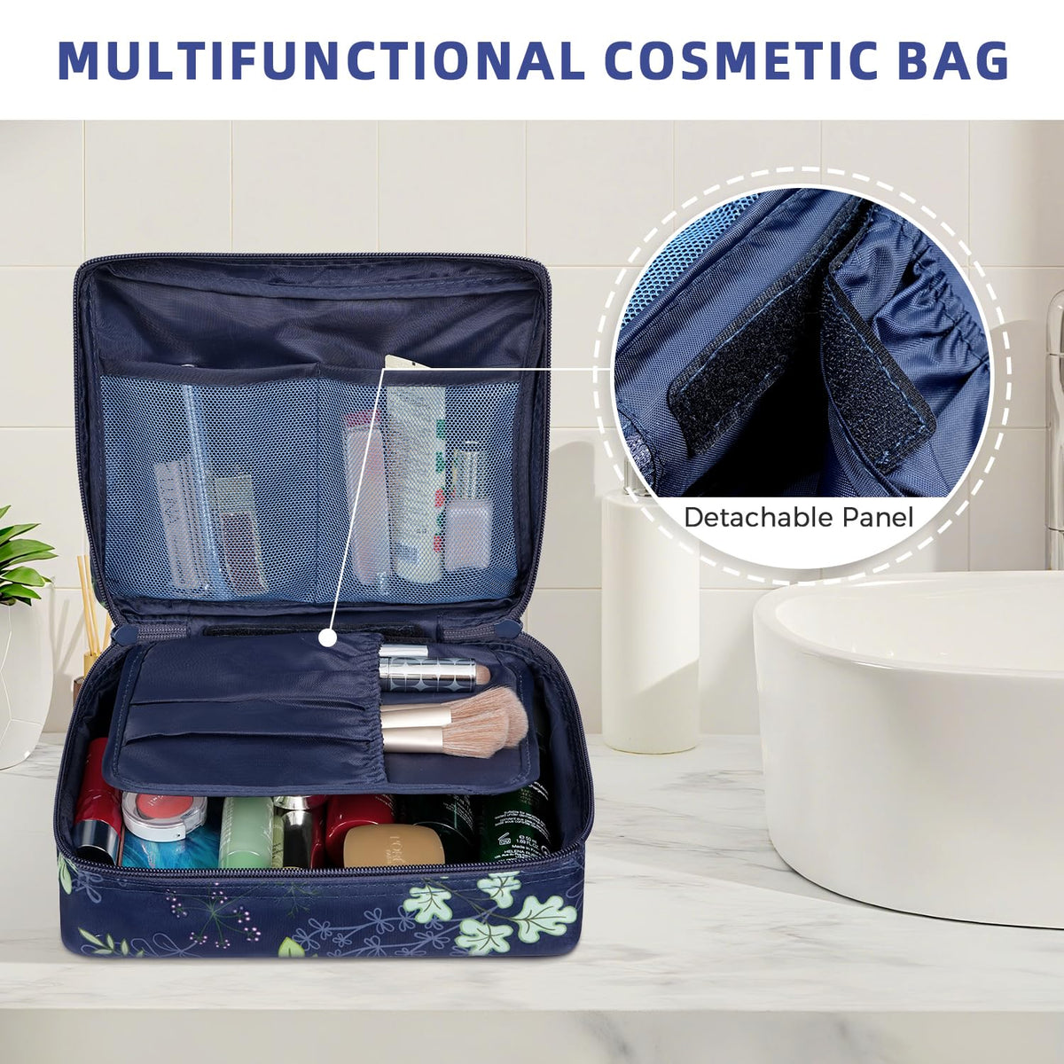 BAGAIL 8 Set Packing Cubes Luggage Packing Organizers for Travel Accessories-Cream