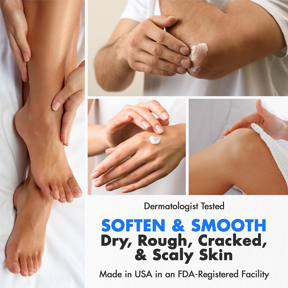 Ebanel Urea Cream 40% plus Salicylic Acid 2% for Dry Cracked Feet Skin
