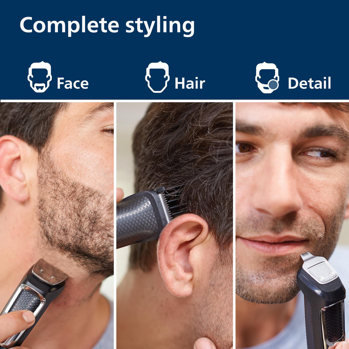 Philips Norelco All-in-One 3000 13-in-1 Trimmer, Face & Hair, Comfort Tips