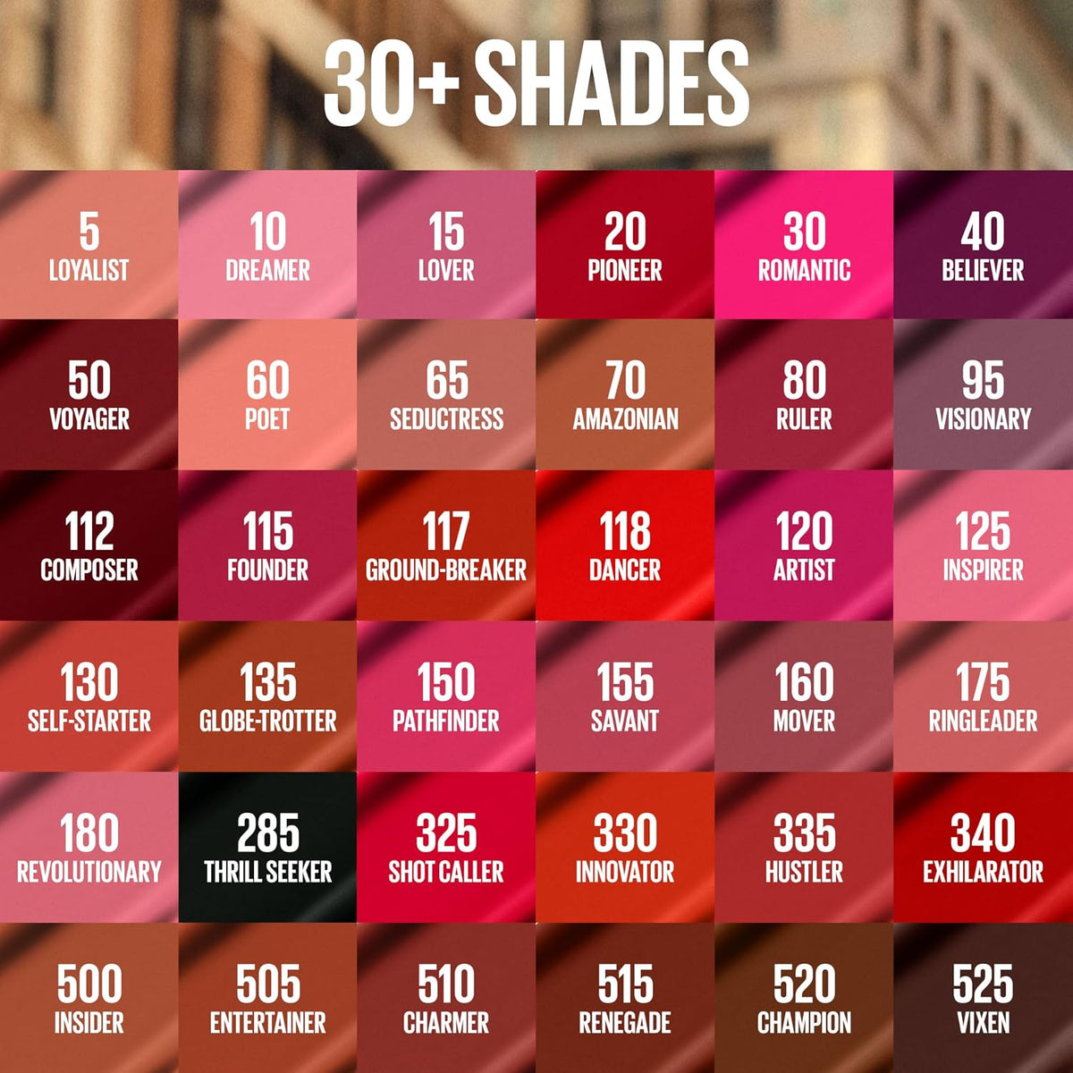 Maybelline Super Stay Matte Ink Liquid Lipstick Makeup, Mover