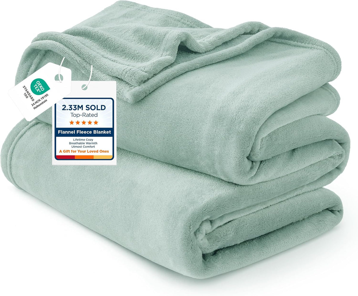 Bedsure GentleSoft Fleece King Size Blankets for Bed Grey - Soft Lightweight Plush Cozy Fuzzy Luxury Warm Spring Blanket Microfiber, Room Home Decor Gifts for Women and Men, 108x90 inches